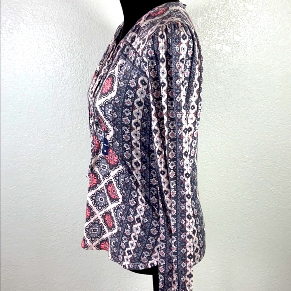 [ LUCKY BRAND ] Boho Long Sleeve Top - Picture 4 of 7
